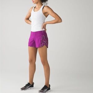 lululemon athletica real quick Women's Athletic Shorts - Vibrant Purple